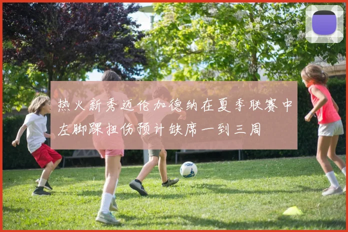 热火新秀迈伦加德纳在夏季联赛中左脚踝扭伤预计缺席一到三周